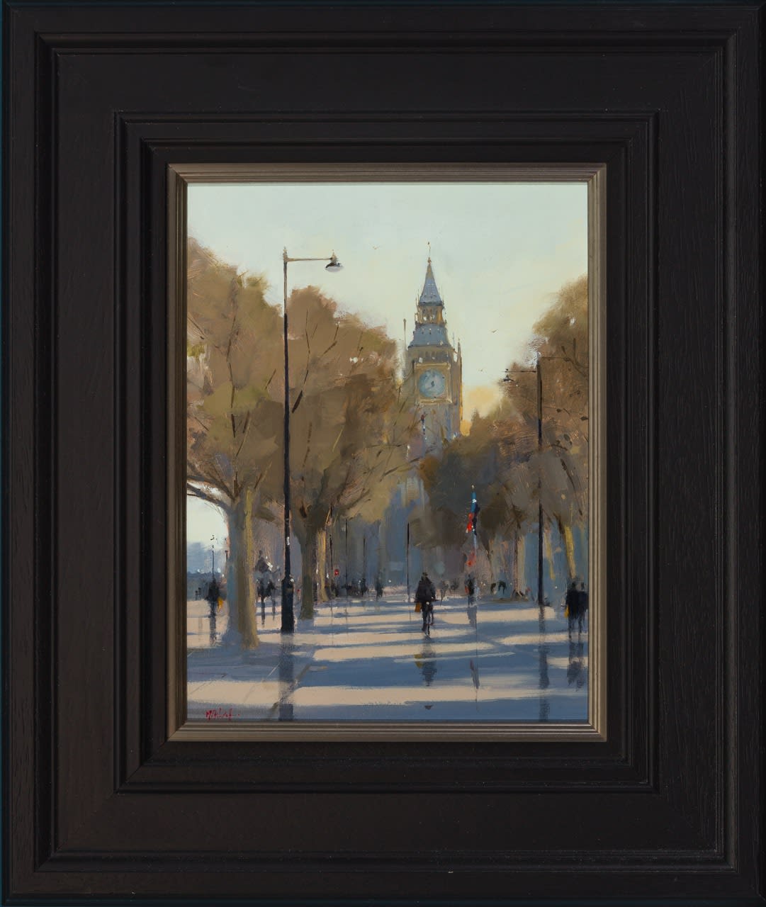 Michael Ashcroft ROI, Early Morning on the Embankment