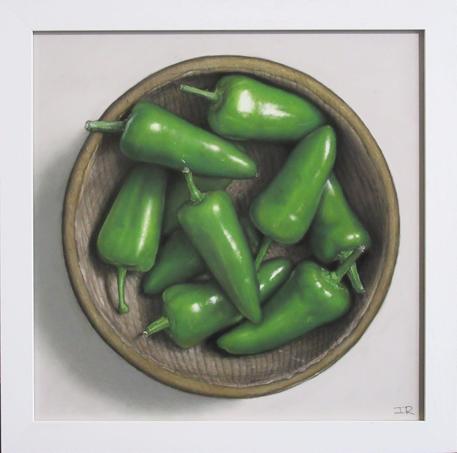 Ian Rawling PS, Green Chillies in a Bowl