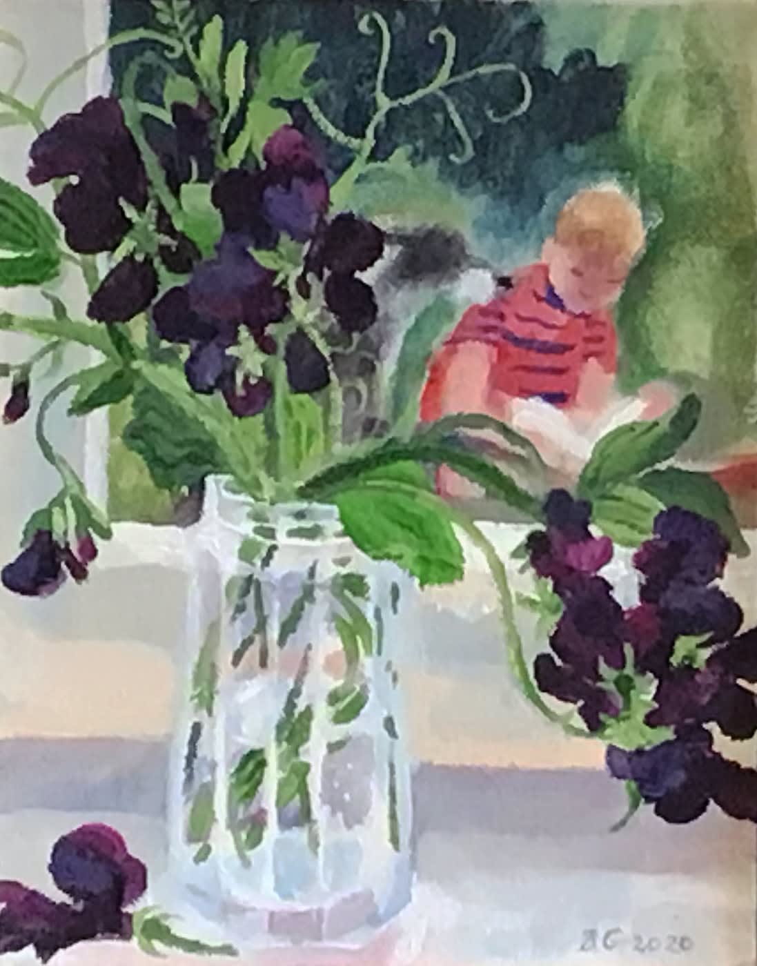 Brita Granström, First Sweet Peas