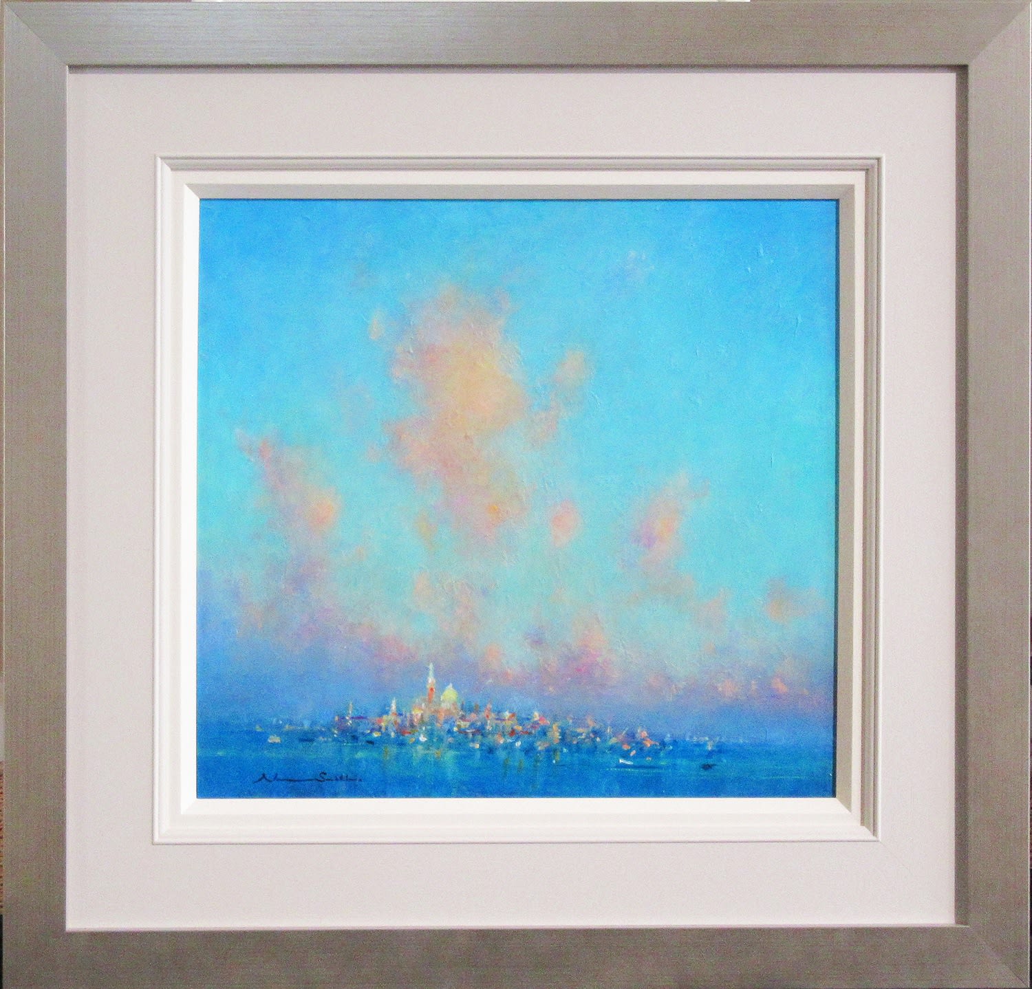 Norman Smith PS, Morning Clouds across the Lagoon