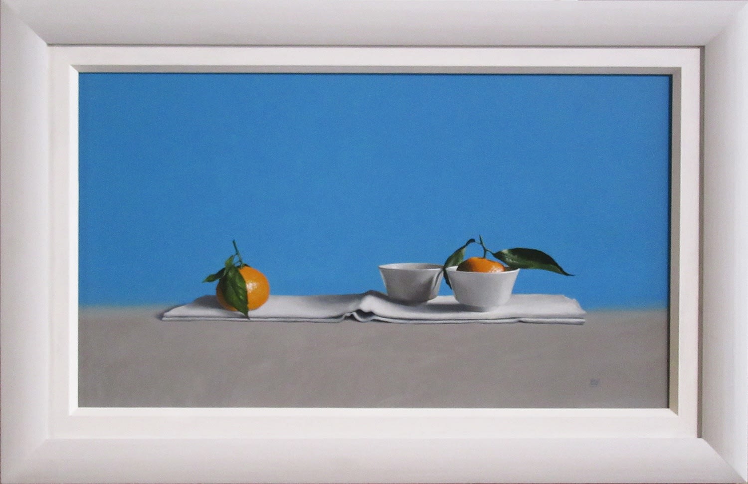 David Gleeson RI, Two Satsumas, One in, One Out