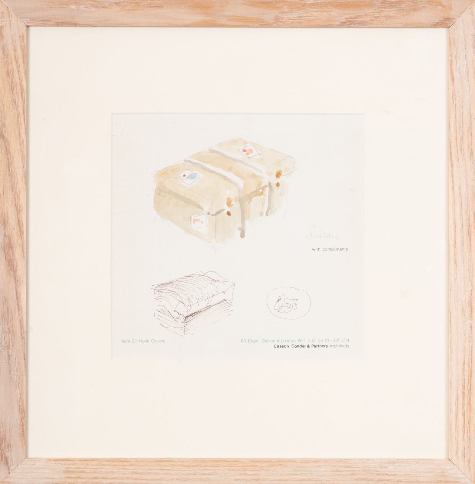 Sir Hugh Casson CH KCVO PPRA, Suitcase