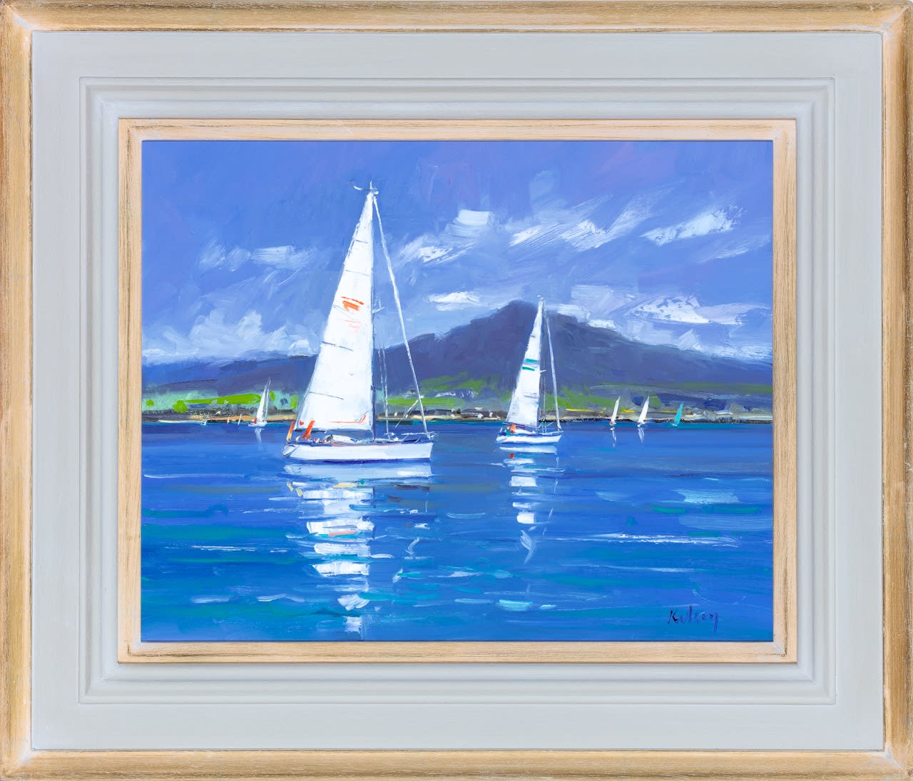 Robert Kelsey DA MUniv PAI FRSA, Sailing Regatta off Arran