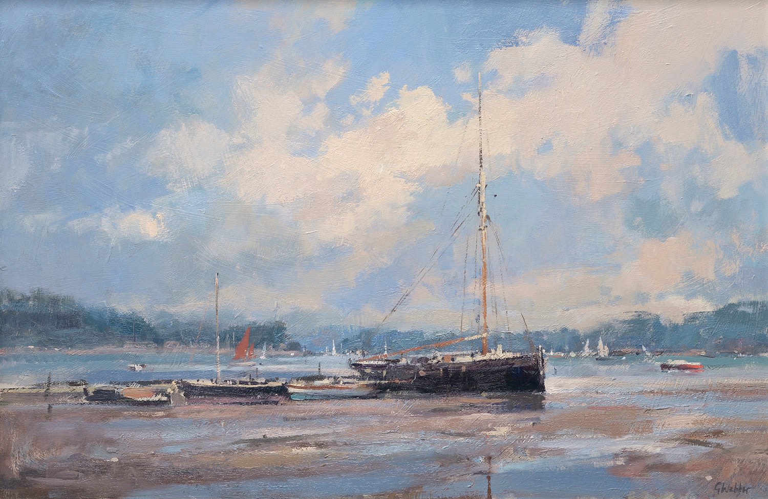 Graham Webber ROI IEA, Sails on the Orwell