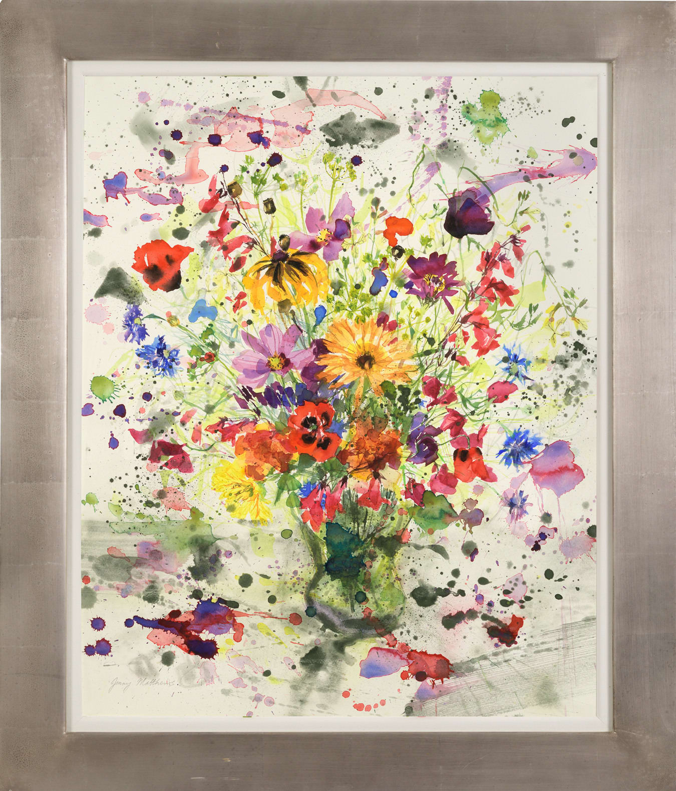 Jenny Matthews RSW, Fleeting Summer Bouquet