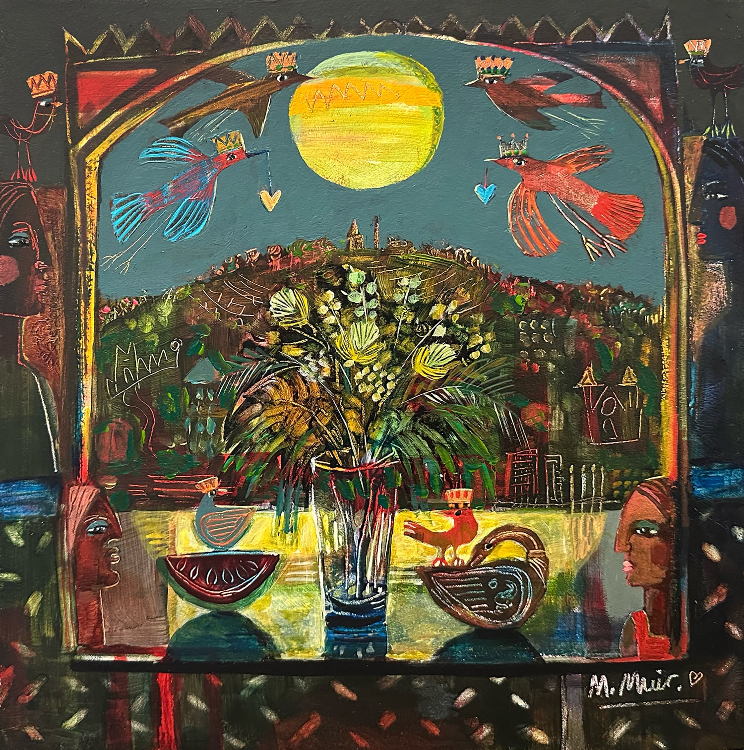 Morag Muir PAI RSW, Flying Visit