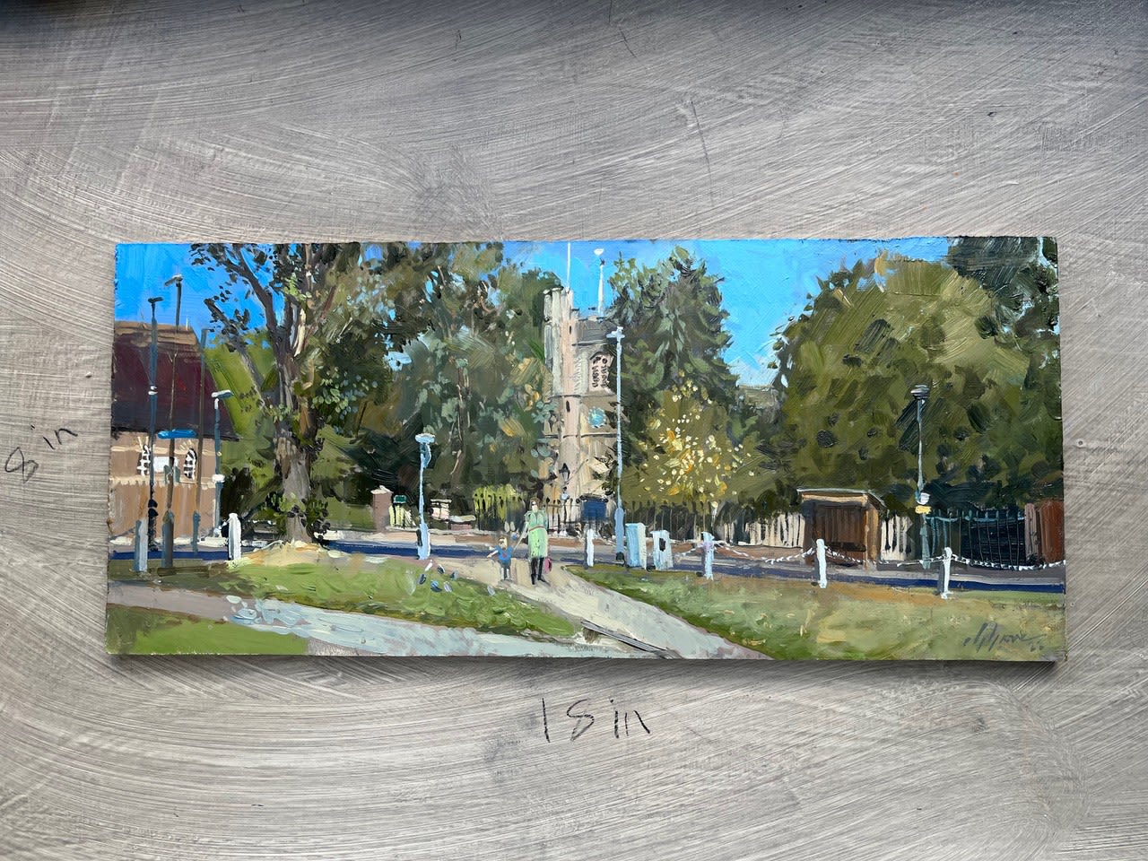 Nick Grove RSMA, St Nicholas from Church Green
