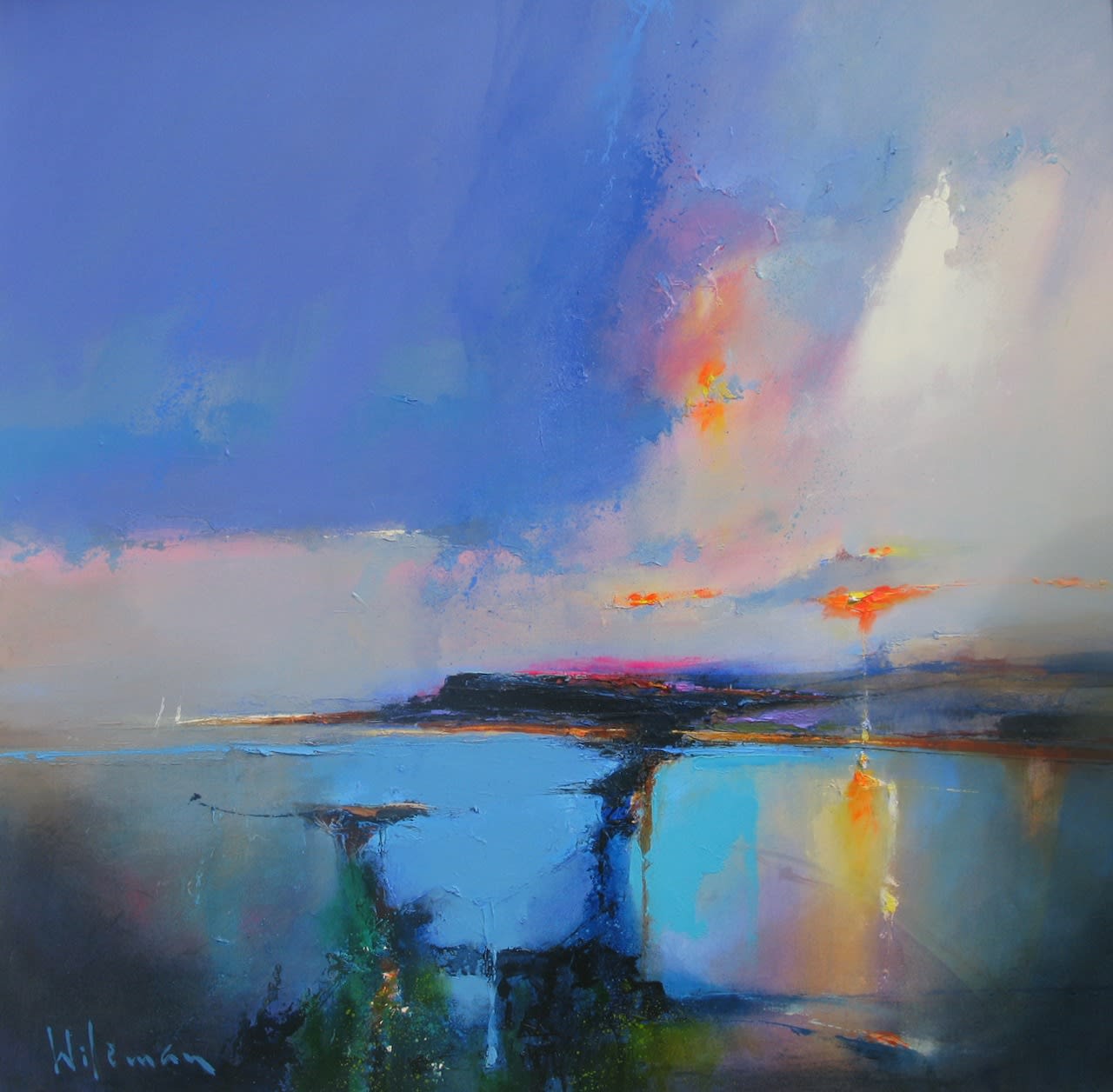 Peter Wileman FROI RSMA FRSA, Estuary Ember