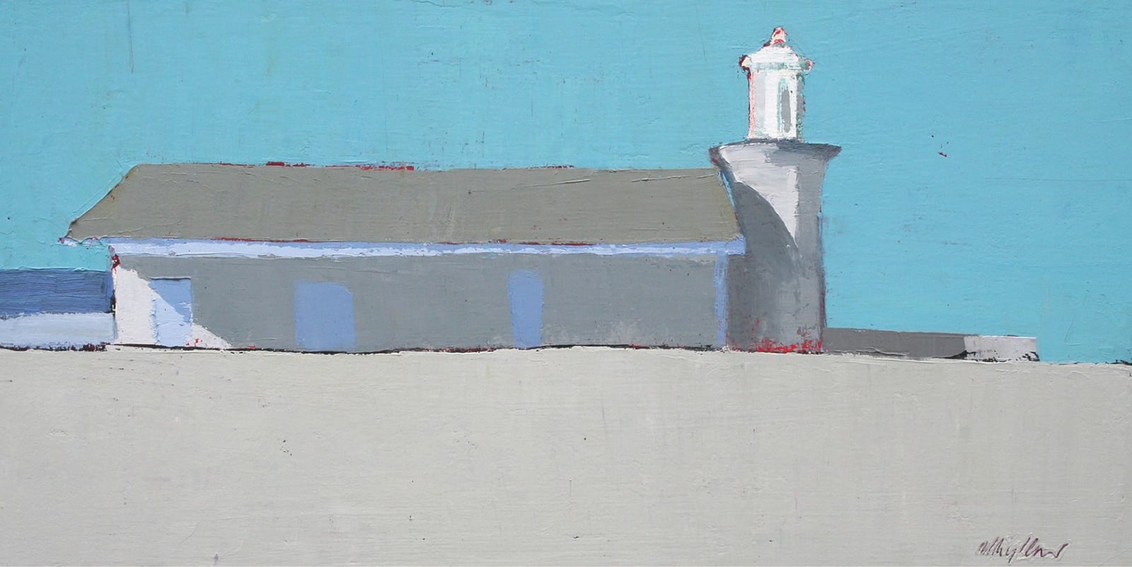 Mhairi McGregor RSW, Morecambe Pier Lighthouse, 2021