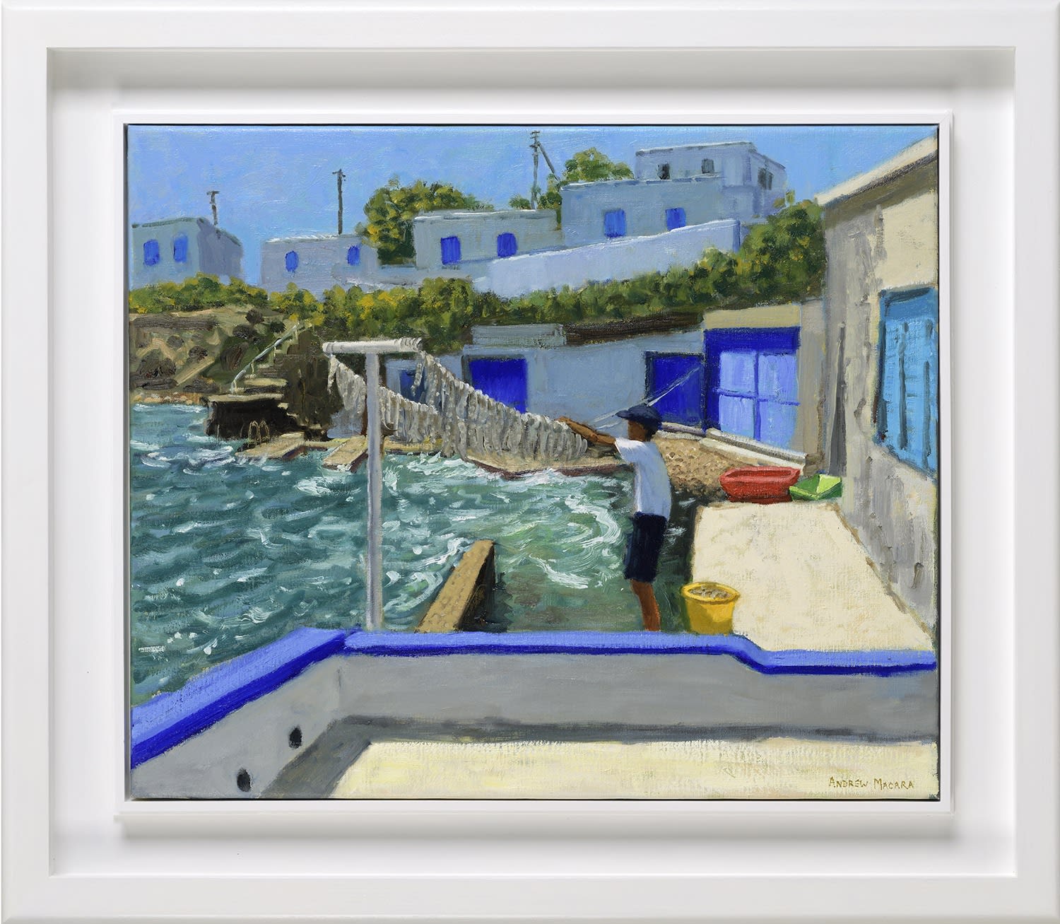 Andrew Macara RBA NEAC, The Fisherman, Milos, Greece