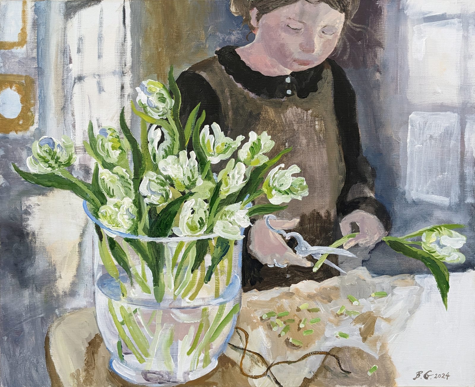 Brita Granström, Girl with Tulips