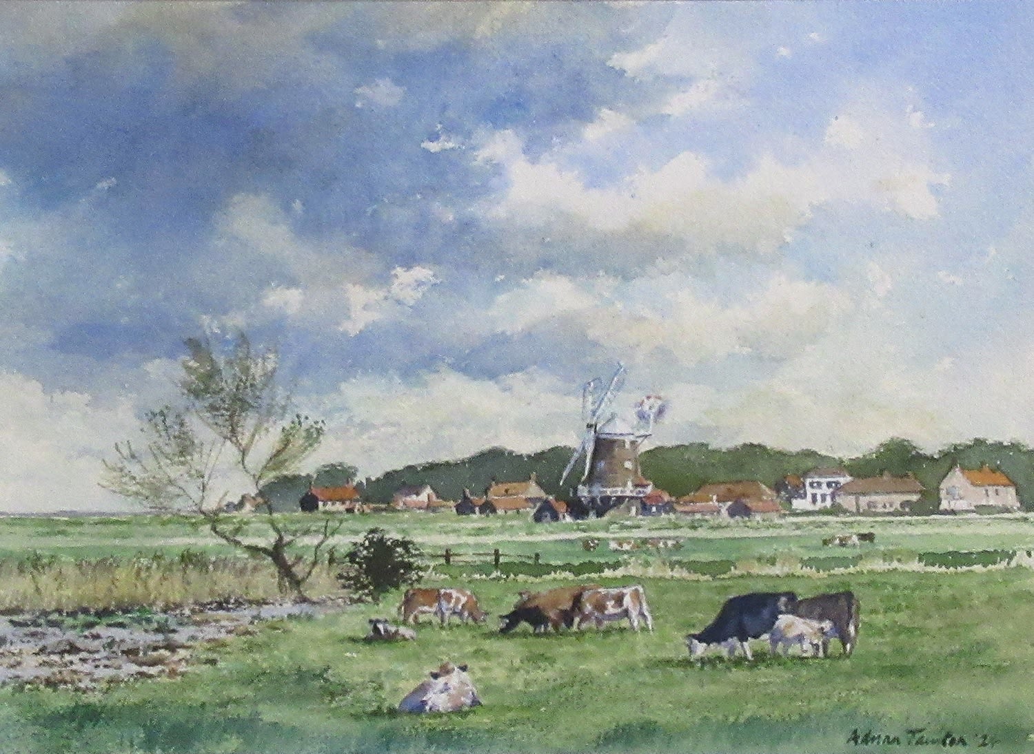 Adrian Taunton EAGMA, Cley Across the Marsh