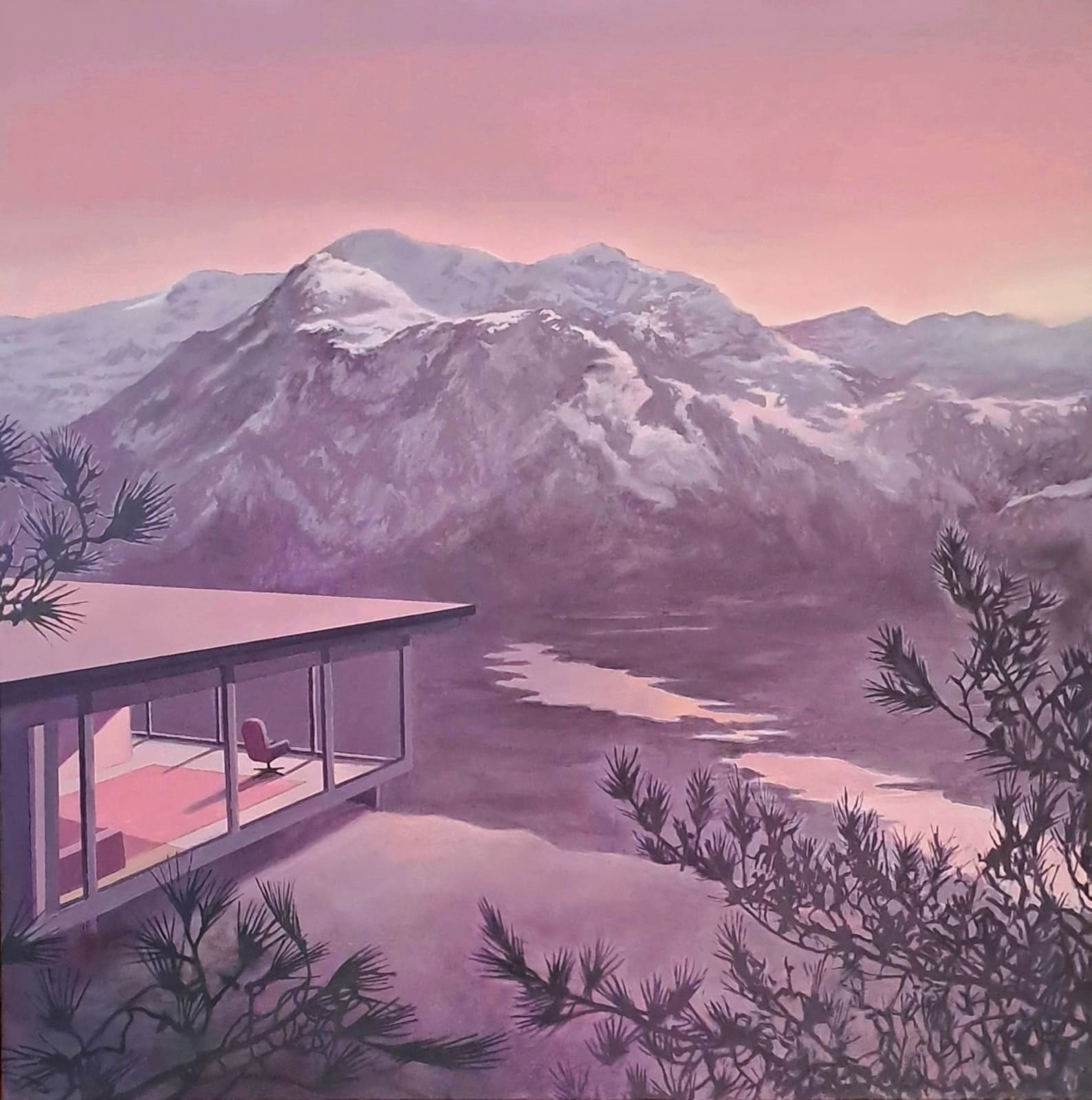 Teresa Lawler RI, Lost in Contemplation - Mountain Retreat II