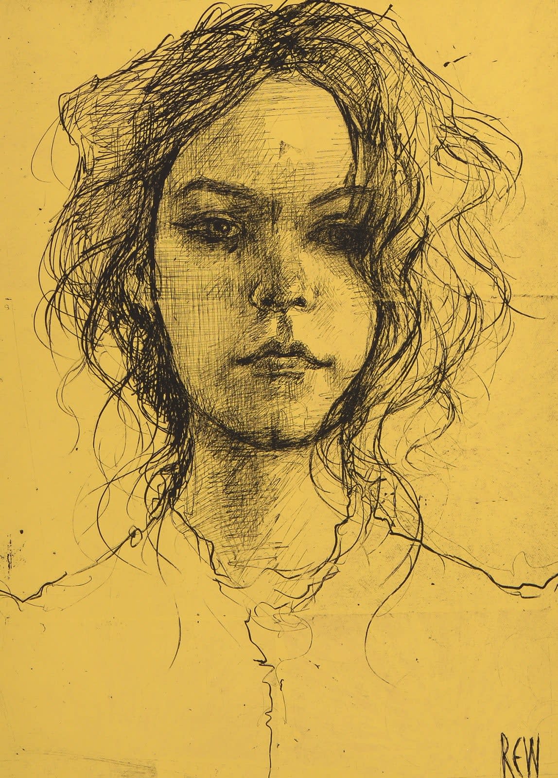 Stephanie Rew, Study of Aleks for The Alchemist