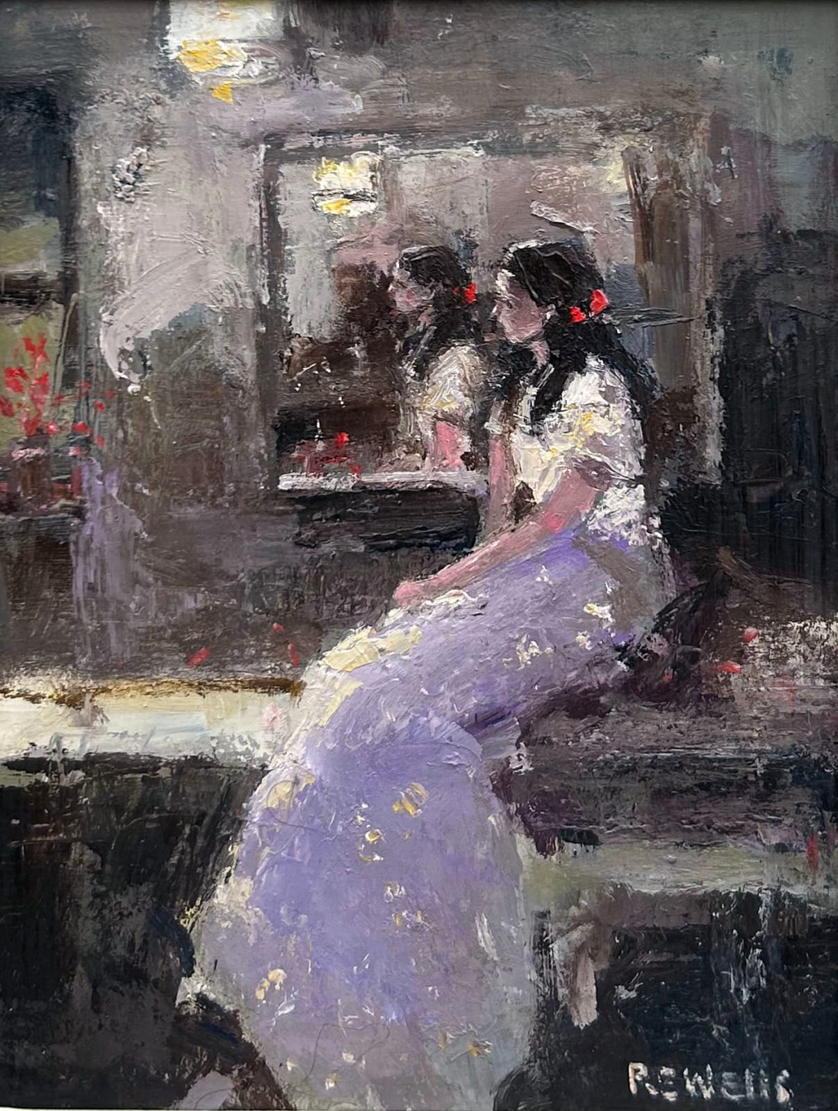 Robert E Wells NEAC RBA, Chiara Studio Mirror