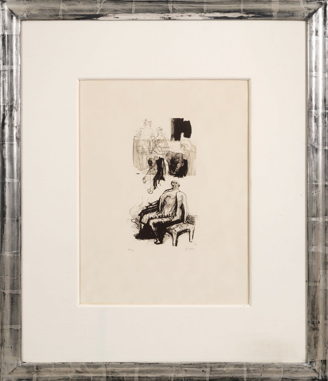 Henry Moore OM CH FBA RBS, Woman Seated on Fireside Stool