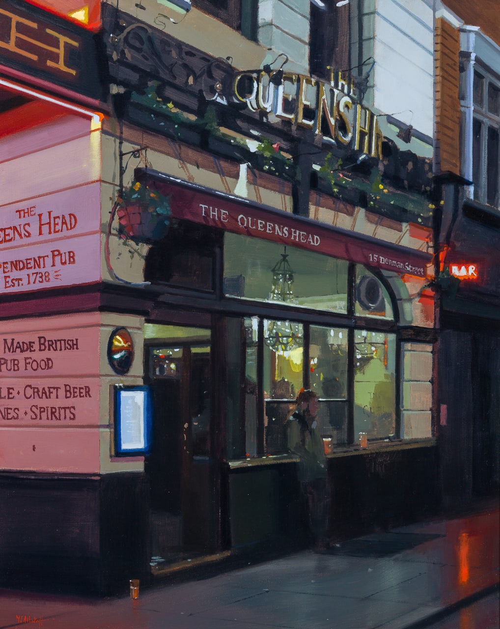 Michael Ashcroft ROI, The Queens Head, Soho, London