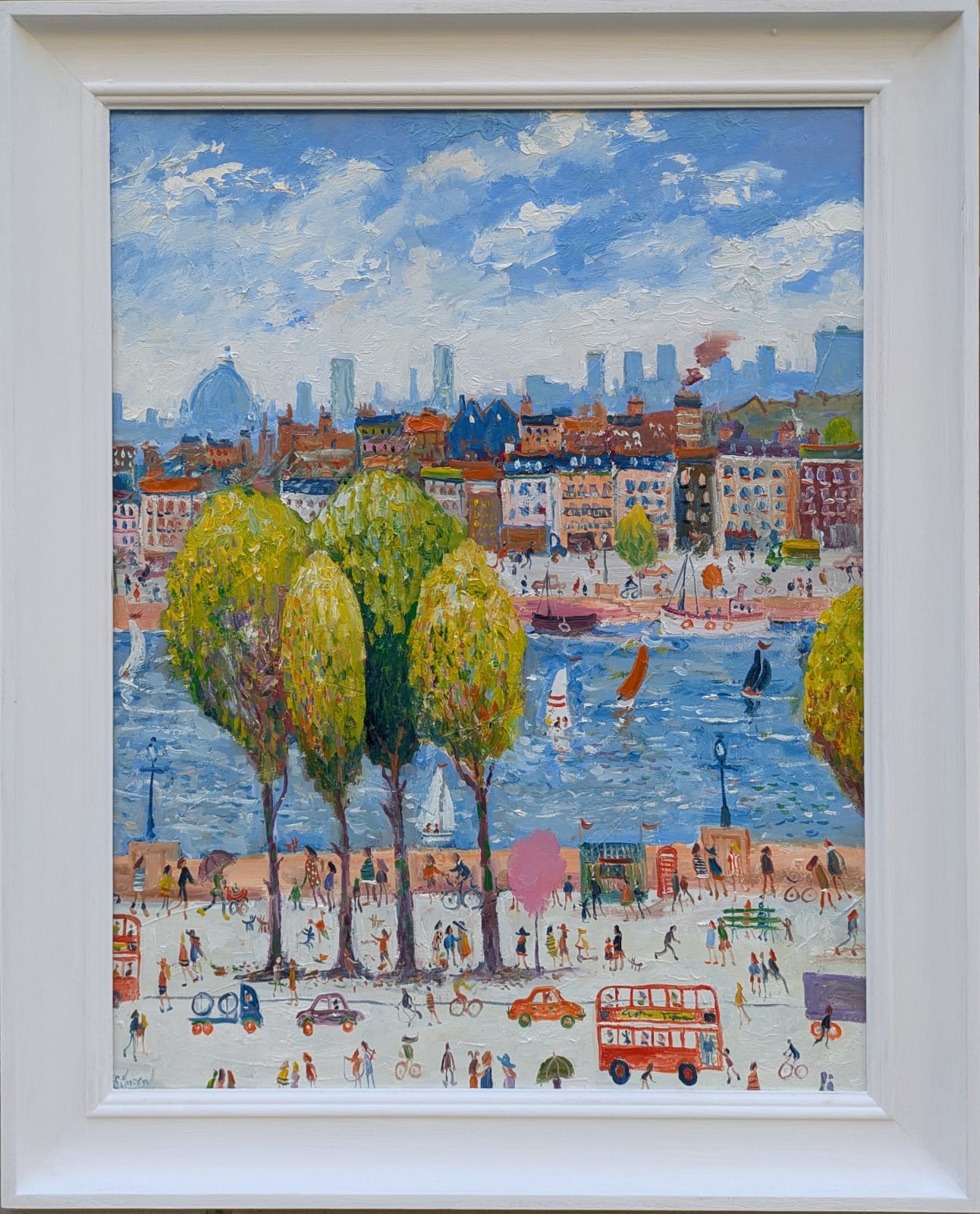 Simeon Stafford, On the Thames, London I