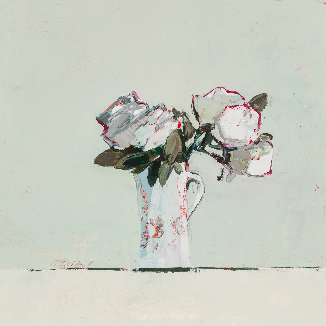 Mhairi McGregor RSW, White Roses