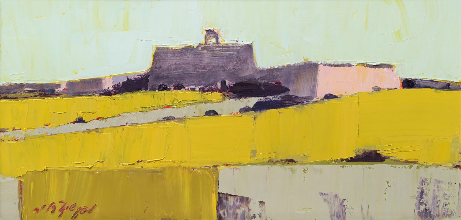 Mhairi McGregor RSW, Castle on the Hill, Lagos