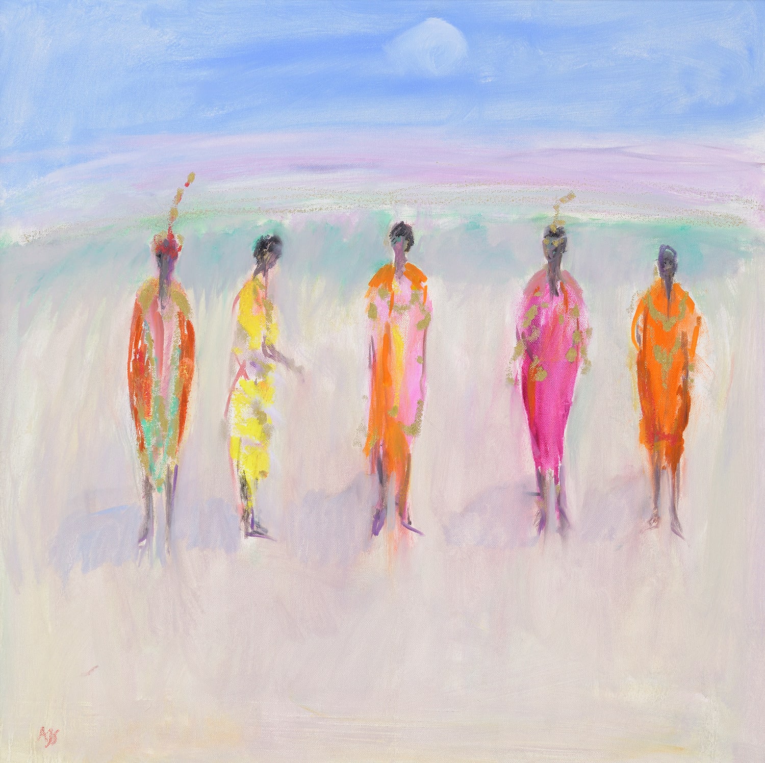 Ann Shrager NEAC, Five Masai Ladies
