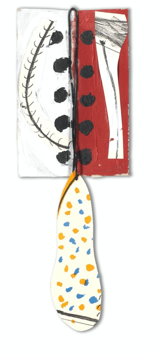 Sir Terry Frost RA, Pendant With Red and Black, 1997