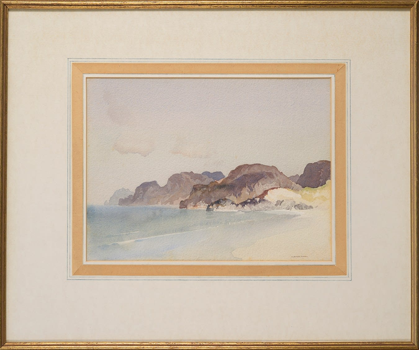 Sir William Russell Flint RA PPRWA RSW, Western Headlands, near Mora, Inverness-shire