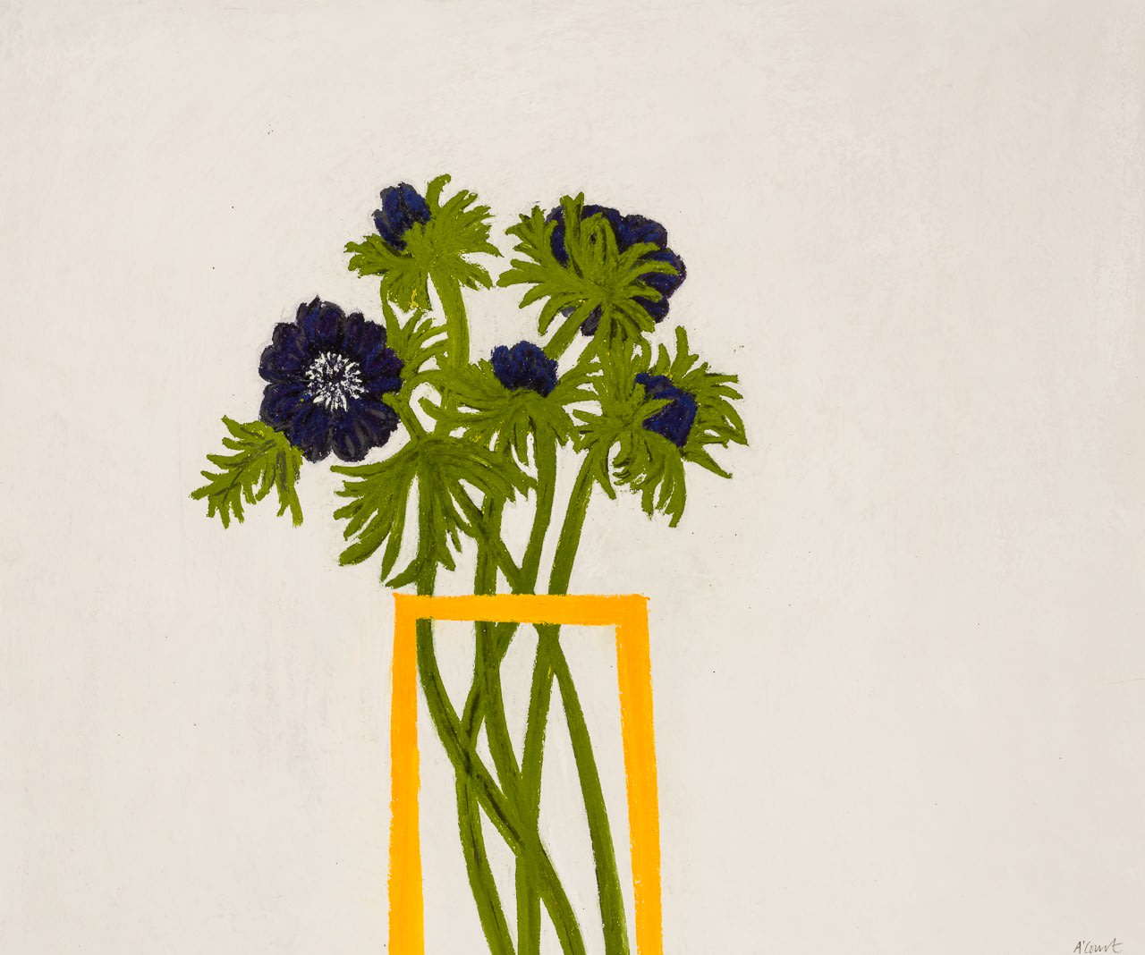 Angela A'Court PS, Deep Purple Anemones