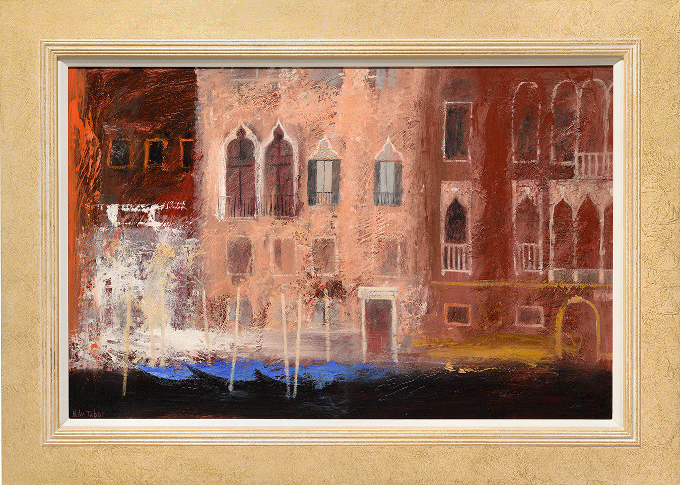 Helen Tabor, Canal Side, Venice, 2022