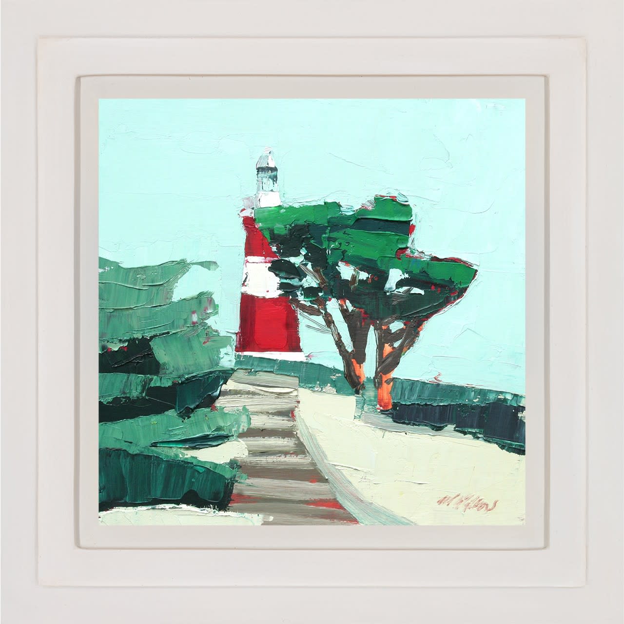 Mhairi McGregor RSW, Plymouth Hoe Steps, 2021