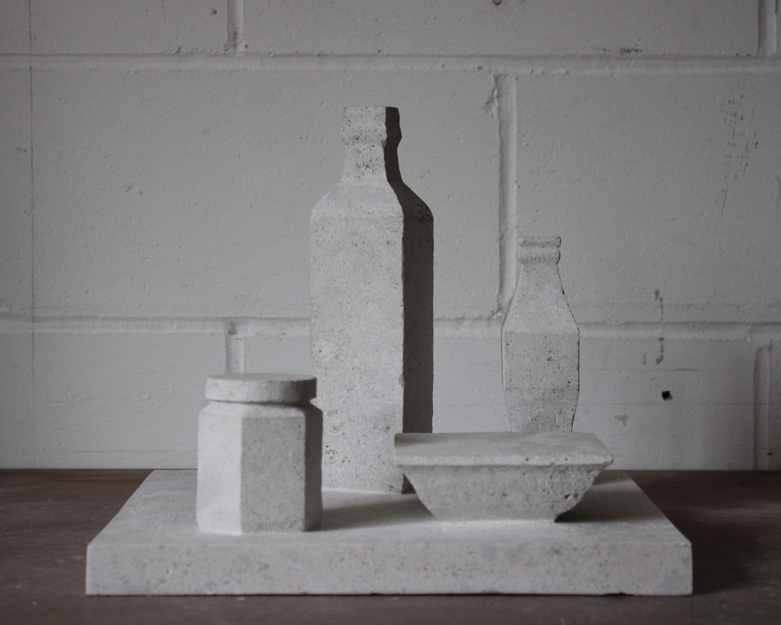 Gabriele Risso MRSS, Still Life with 4 Vessels