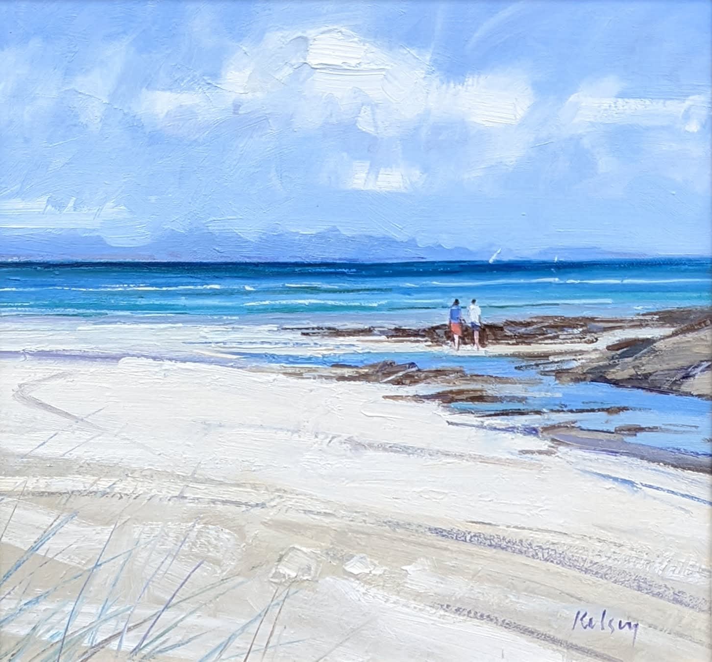 Robert Kelsey DA MUniv PAI FRSA, Beachcombers, Arisaig