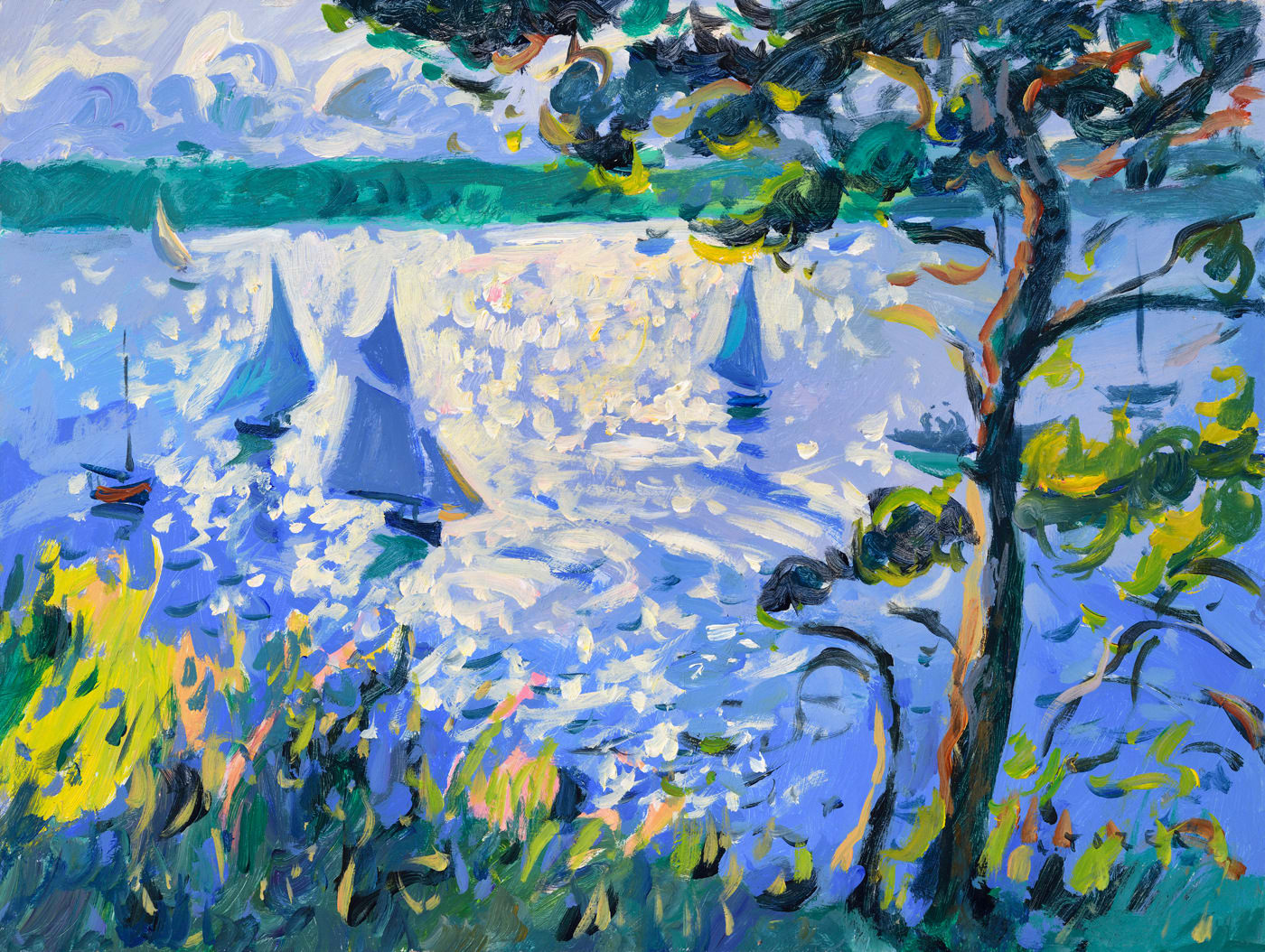 Andrew Tozer, Through the Pines to The Helford River, 2021