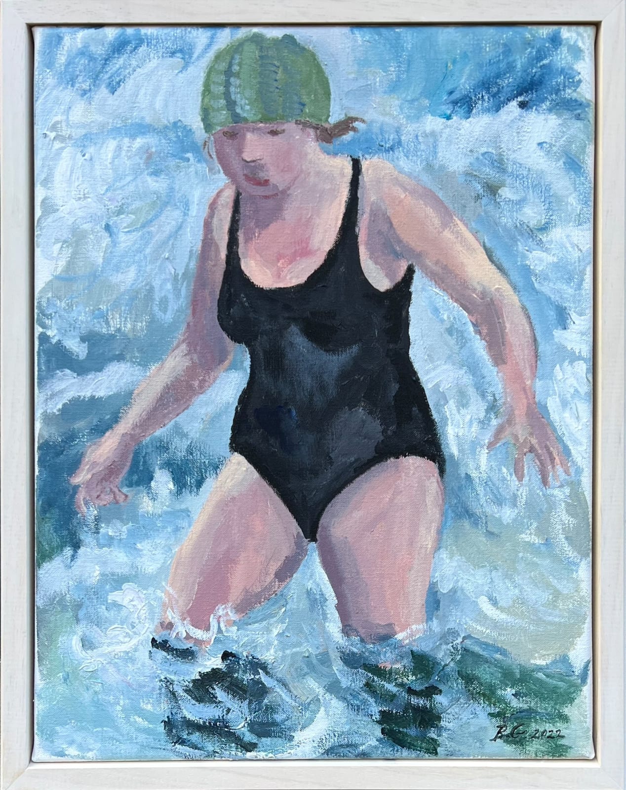 Brita Granström, Winter Bather, 2022