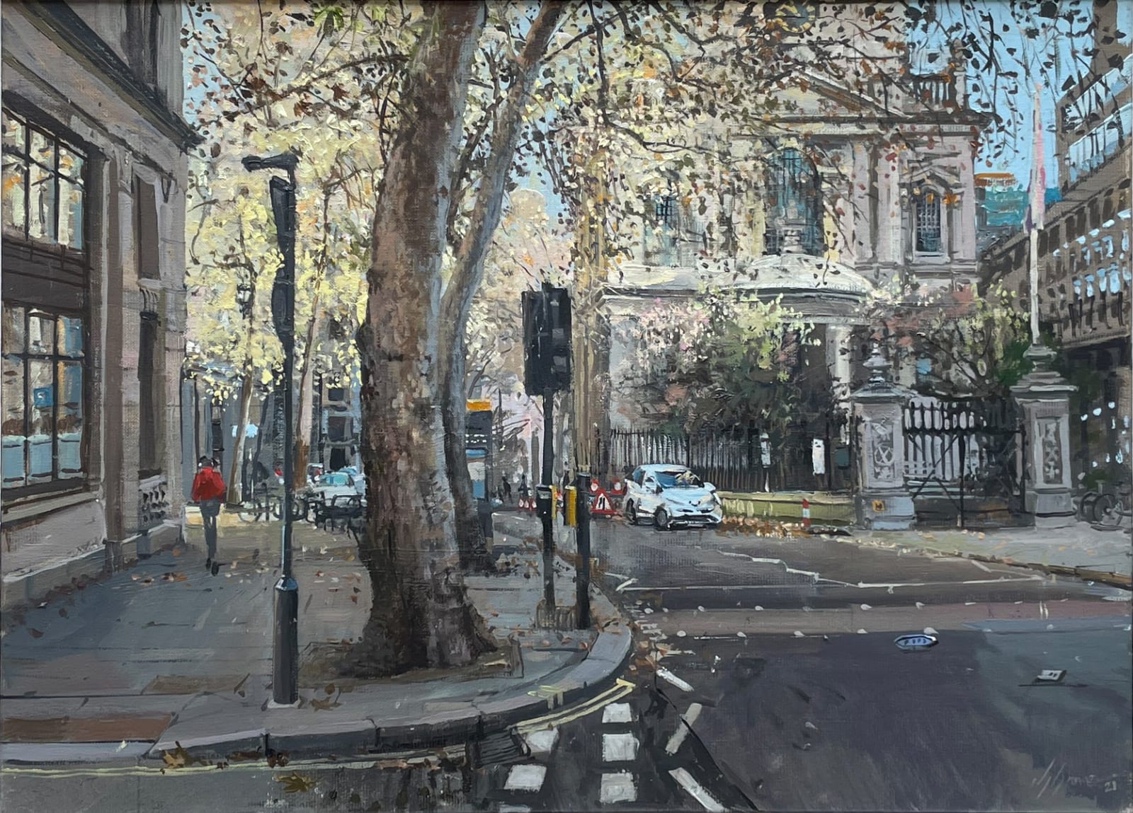 Nick Grove RSMA, Sunday Morning on the Strand, 2021