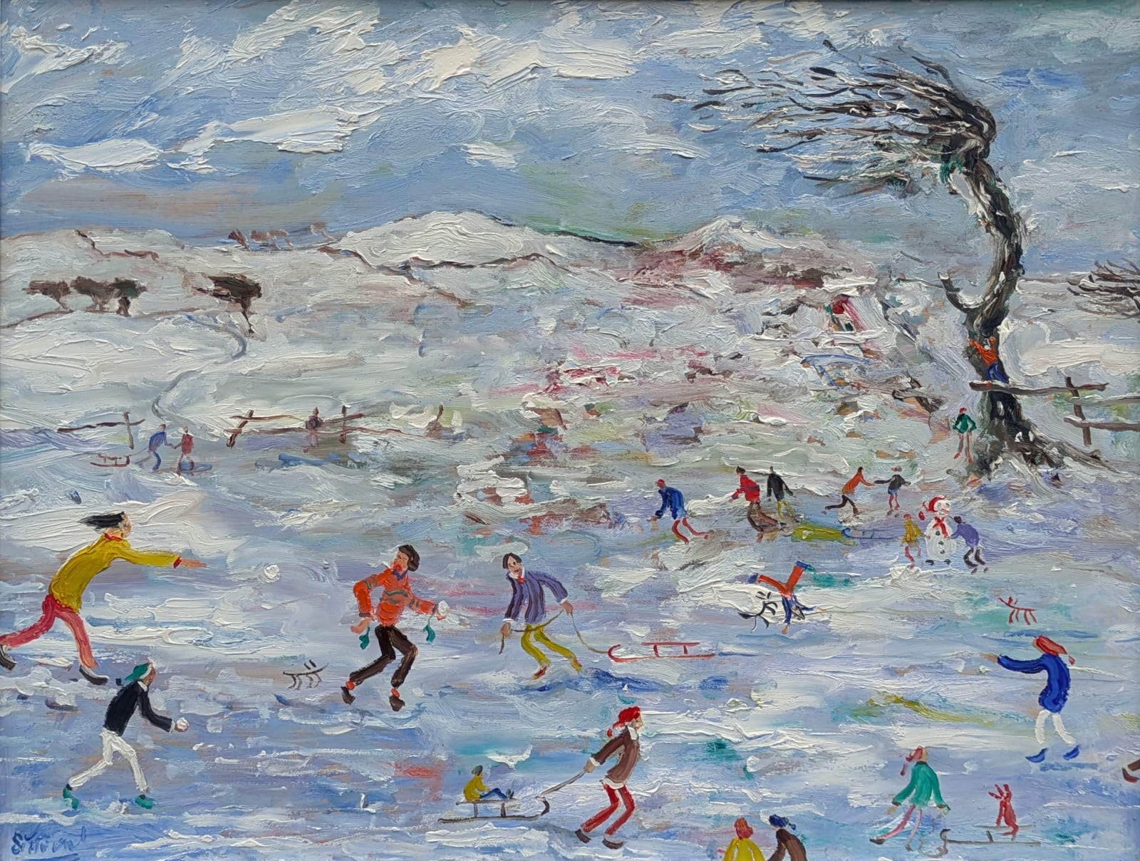 Simeon Stafford, Windy Day in Winter