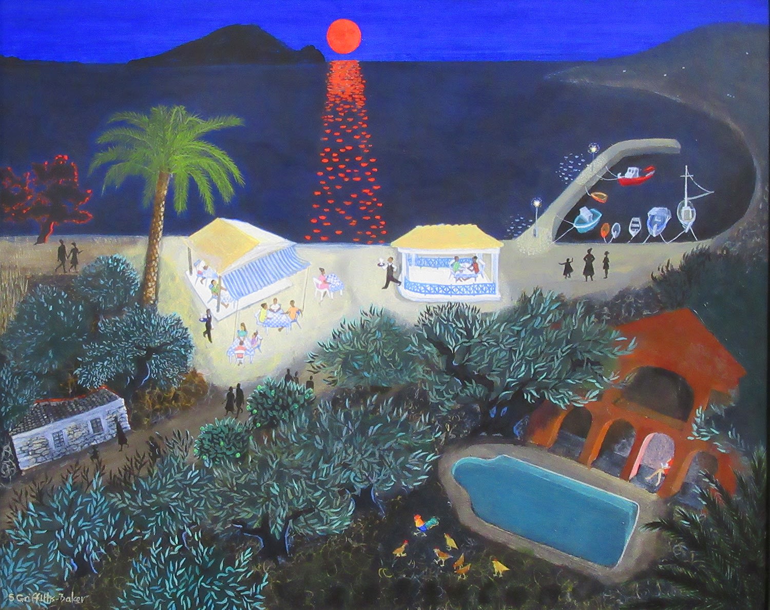 Sheena Griffiths-Baker, Blue Moon on Zykanthos