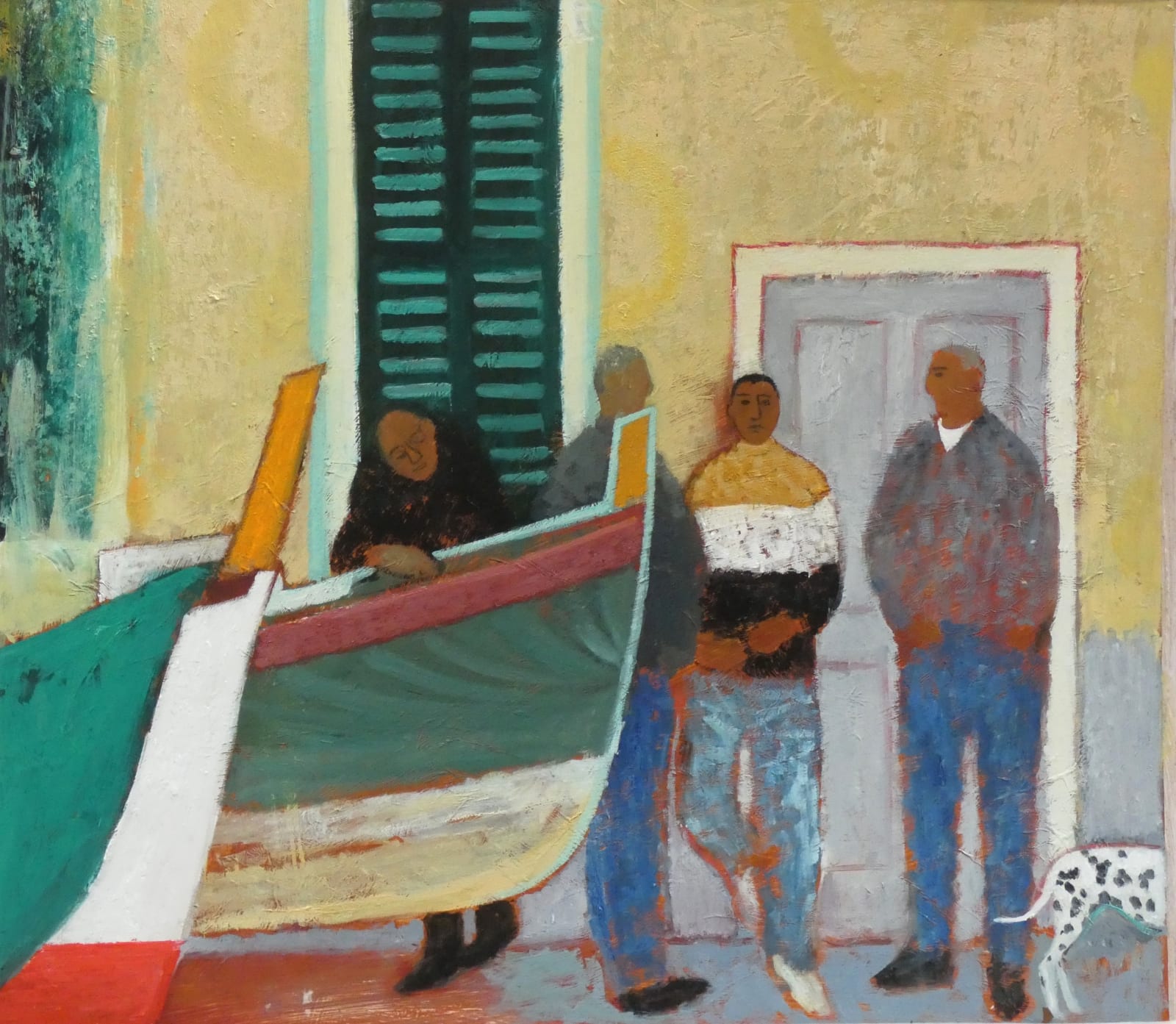 Helen Tabor, Boatmen on The Cinque Terre