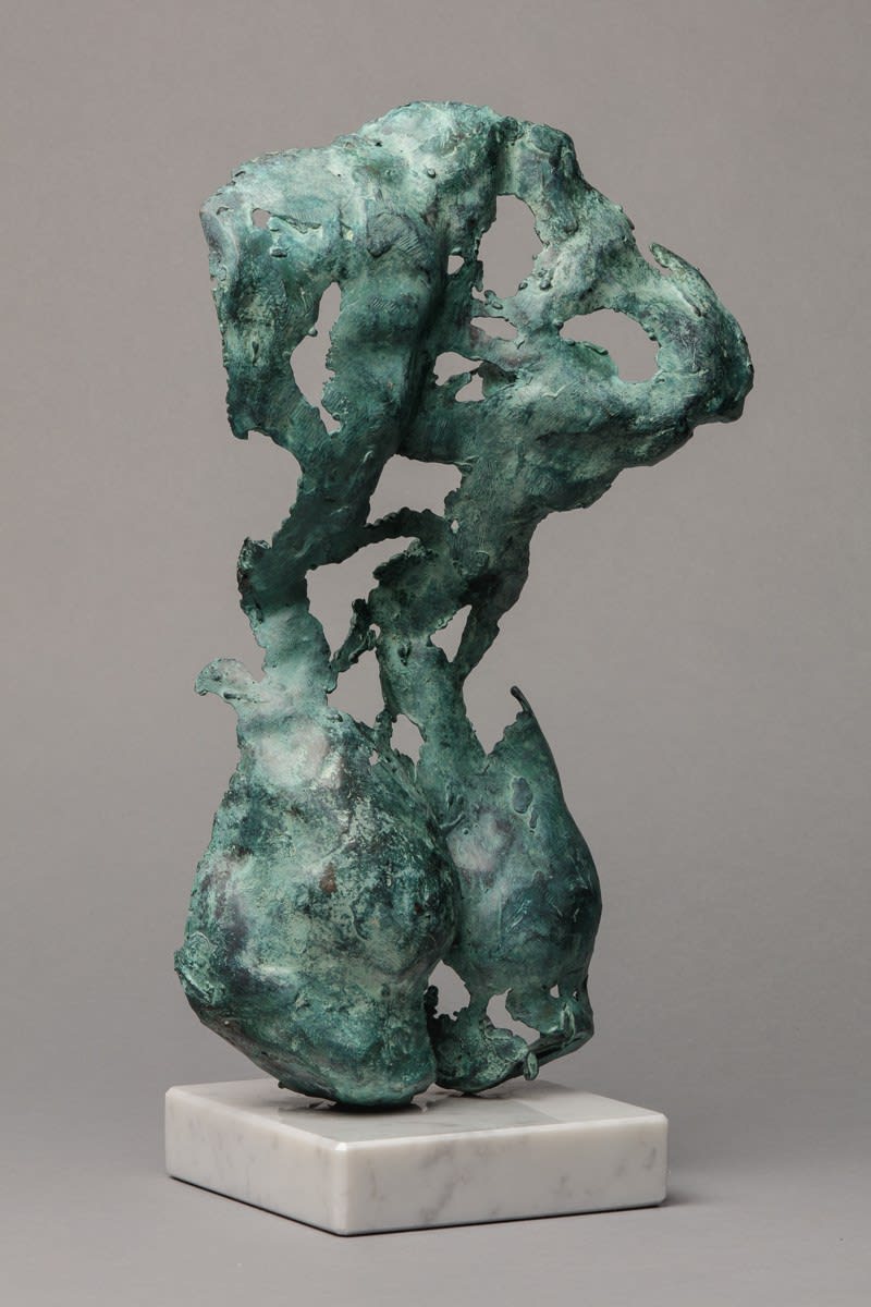 Simon Bacon, Panthea (Unique, Carrara marble base)