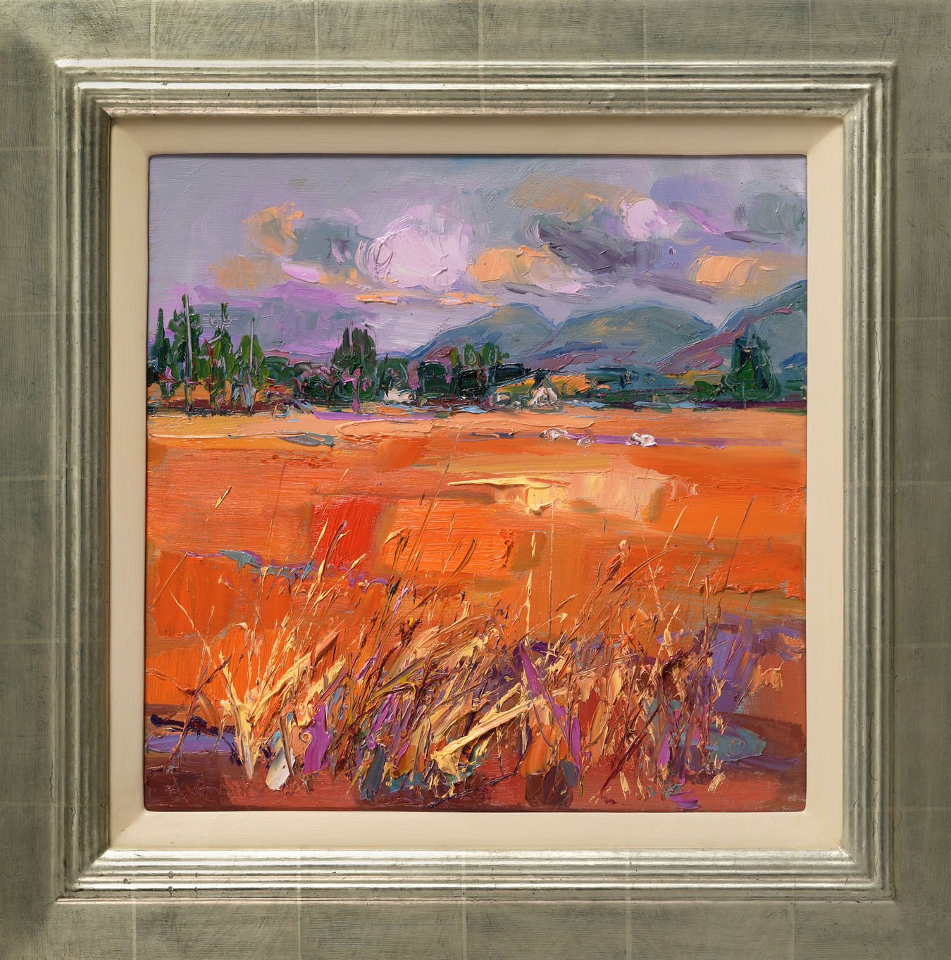 Judith Bridgland, Sheep in Autumn Fields, Dumgoyne