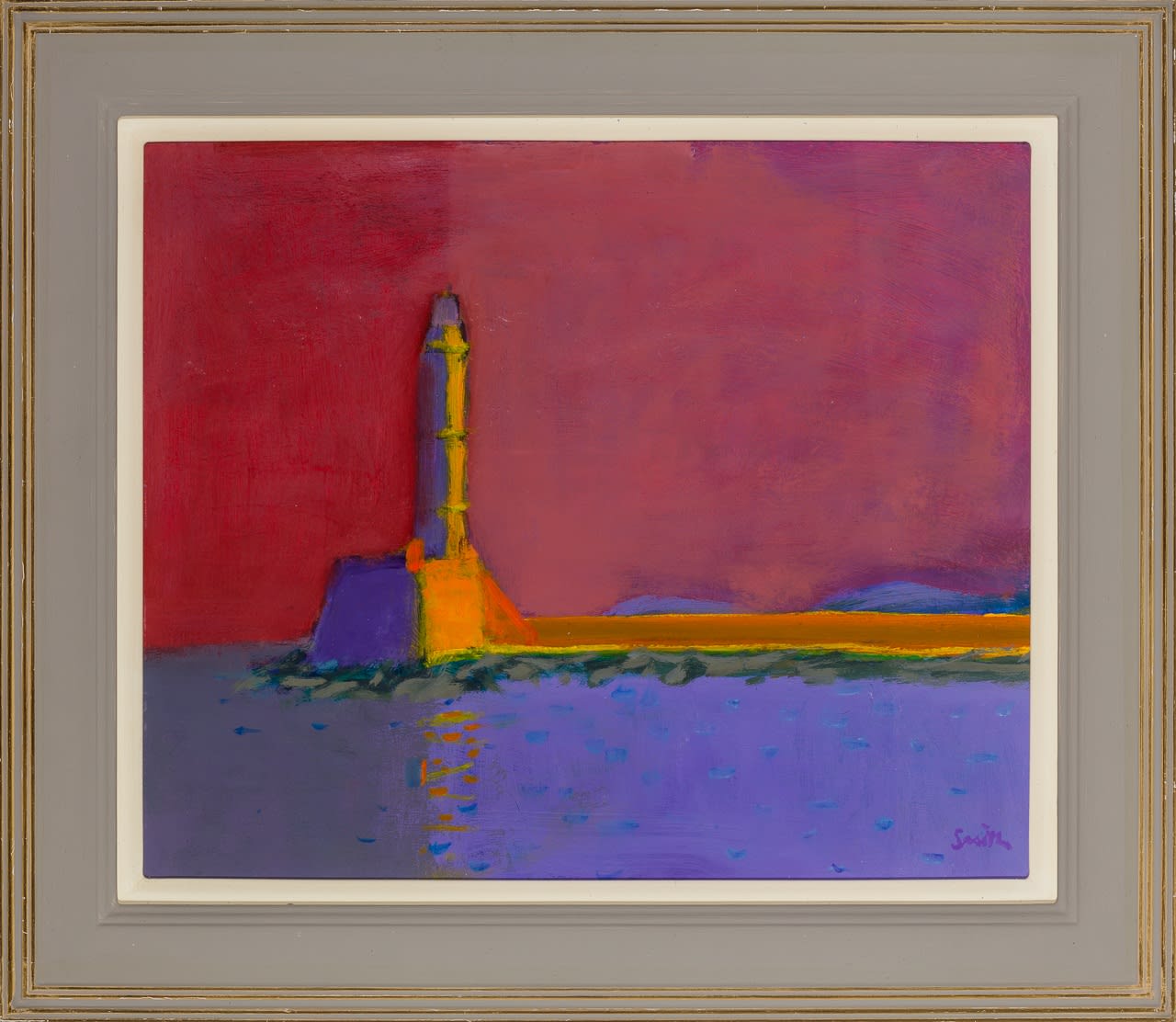Ronald Smith RGI PAI RSW, Lighthouse, Chania