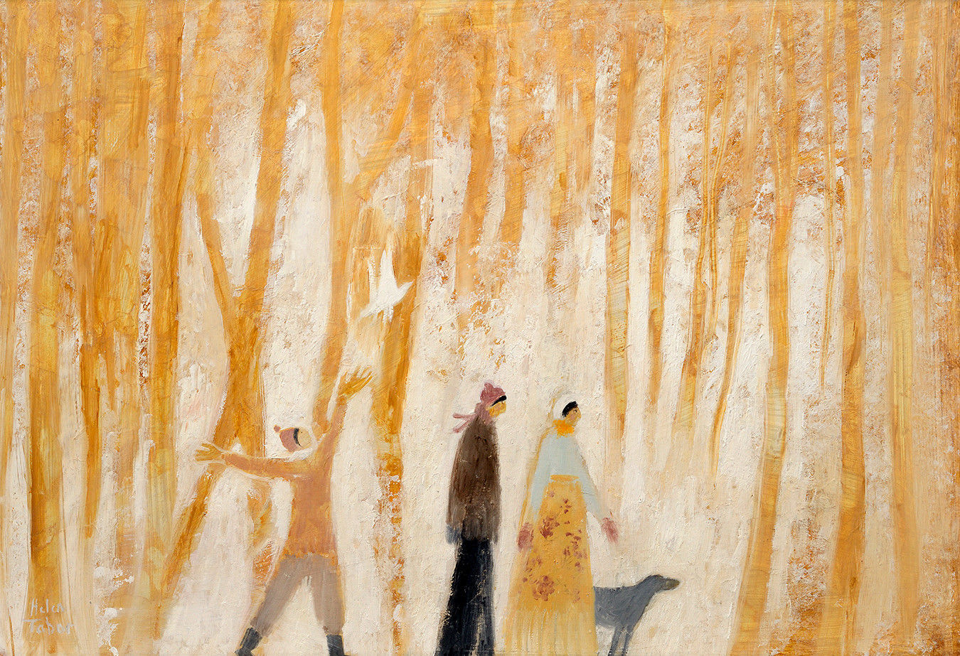 Helen Tabor, Walking Through the Snowy Wood