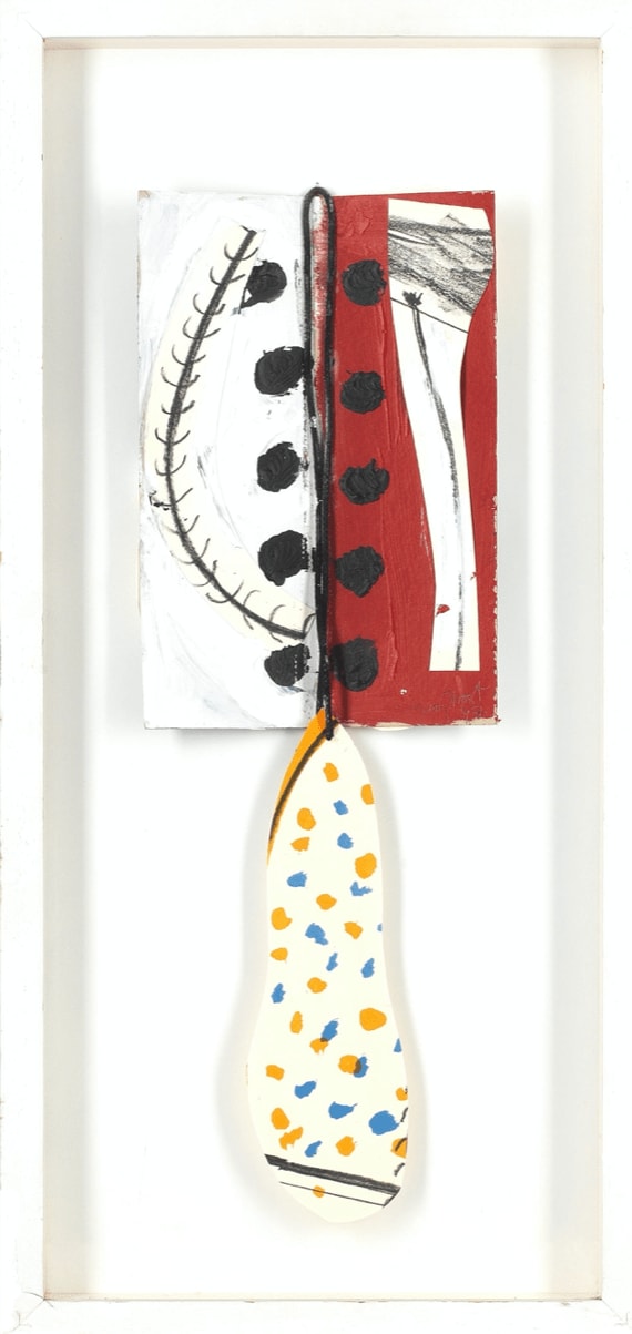 Sir Terry Frost RA, Pendant With Red and Black, 1997