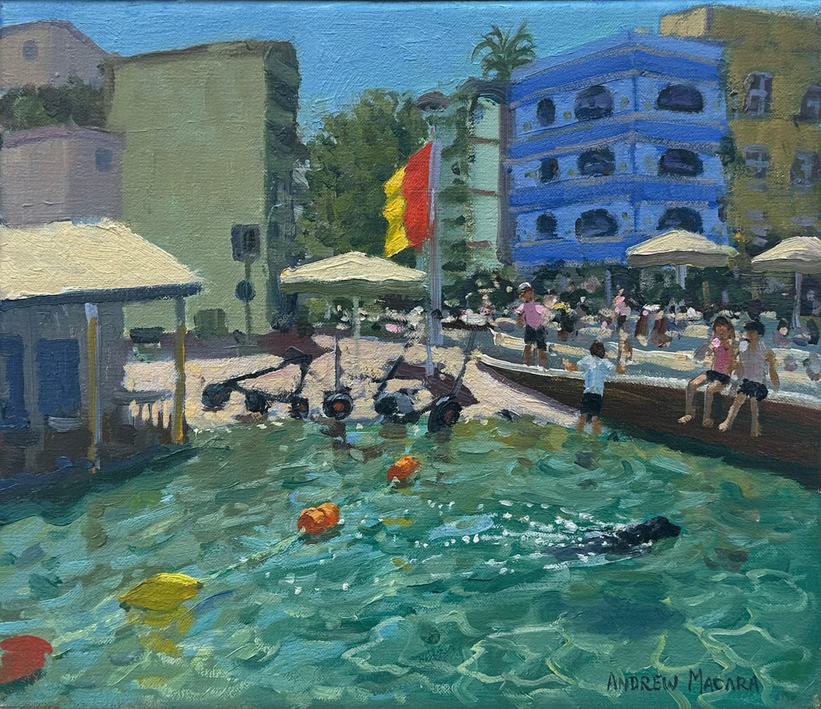Andrew Macara RBA NEAC, Sea Dog, Xlendi, Gozo, Malta