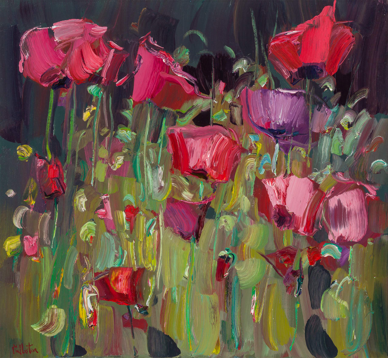 James Fullarton, Poppies in the Garden