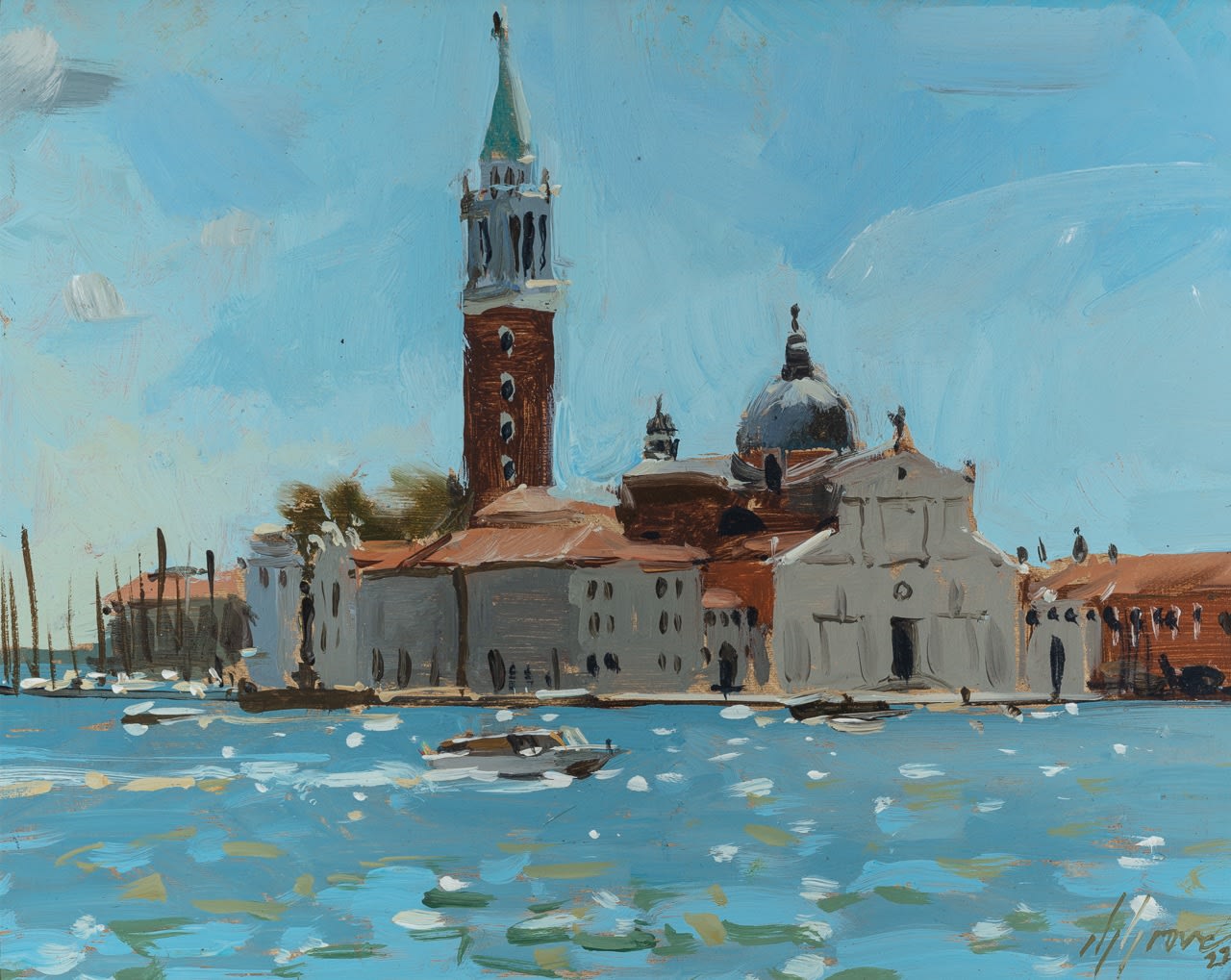 Nick Grove RSMA, Midday, Church of San Giorgio Maggiore
