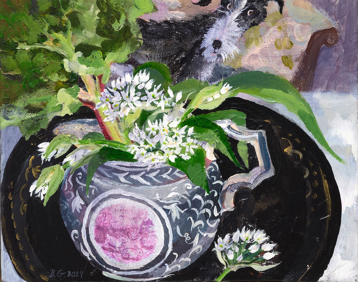 Brita Granström, Wild Garlic and Rhubarb (Hilda)