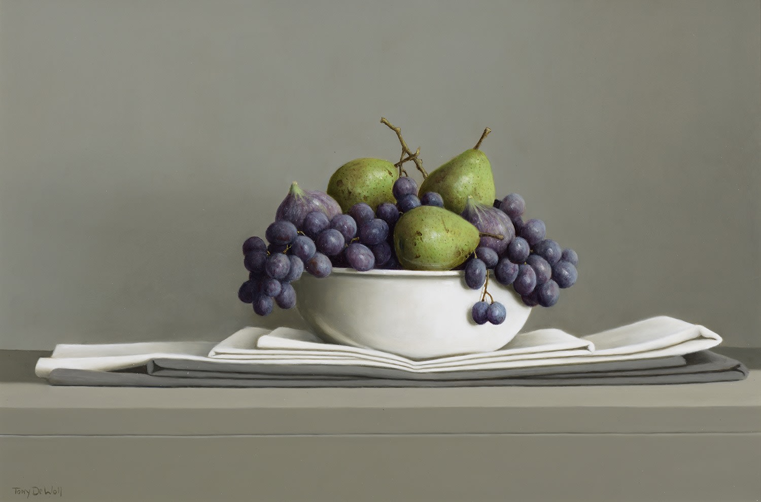 Tony de Wolf, Pears, Grapes and Figs