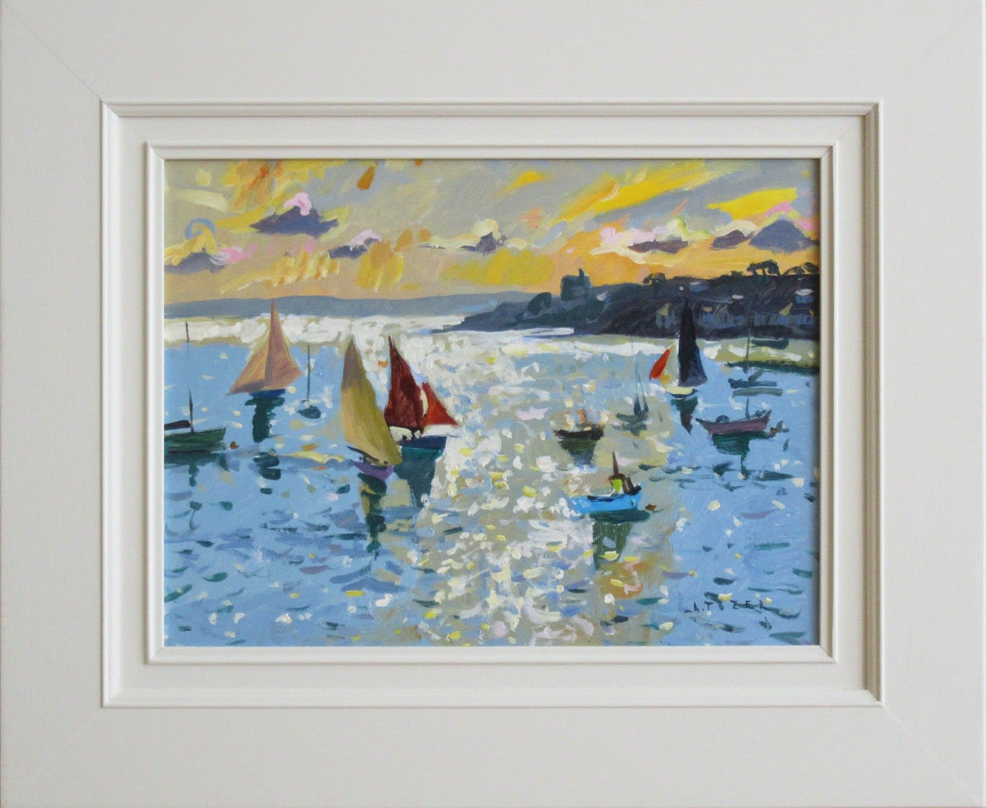 Andrew Tozer, A Golden Evening, St Mawes, 2021