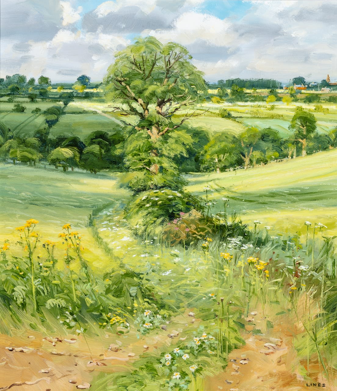 John Lines RBSA RSMA KAS, Down to the Valley